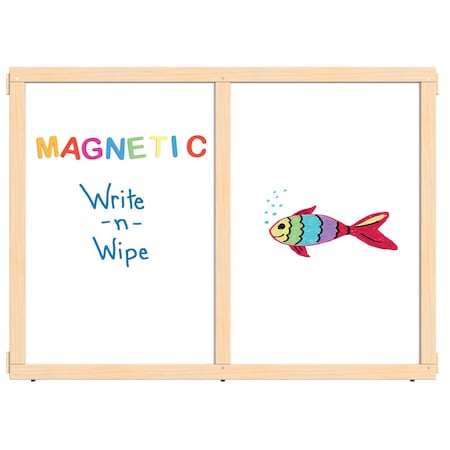 Jonti-Craft KYDZ Suite Panel, A-height, 48 in. Wide, Magnetic Write-n-Wipe 1514JCAMG